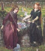 Dante Gabriel Rossetti Dante's Vision of Rachel and Leah (mk28) oil